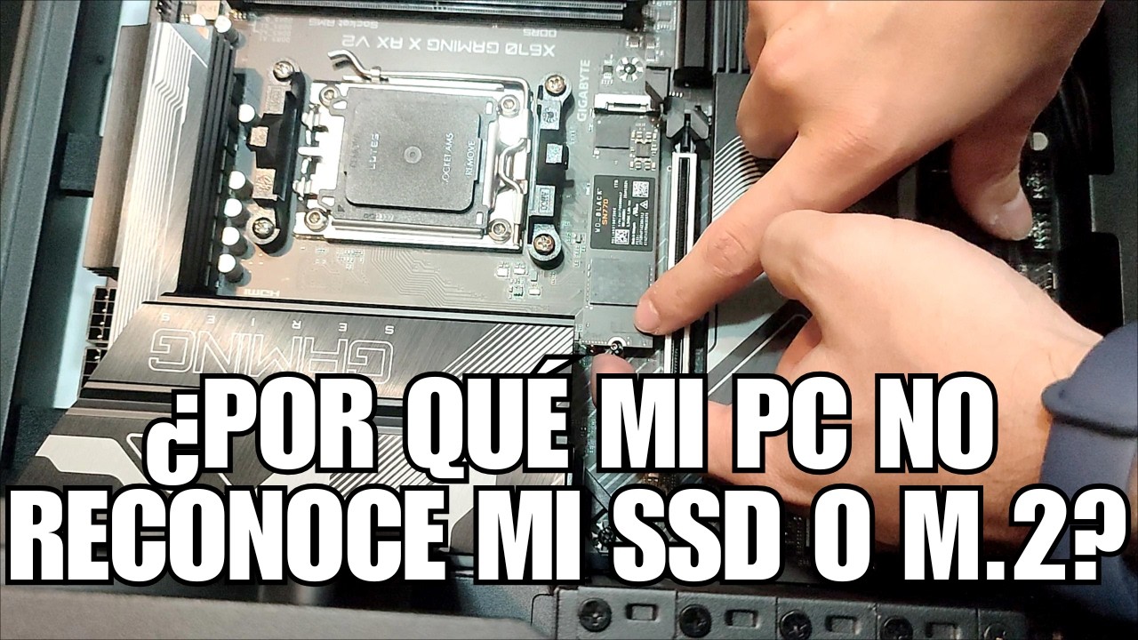 ¿Por qué MI PC NO RECONOCE mi SSD o M.2? SOLUCIÓN