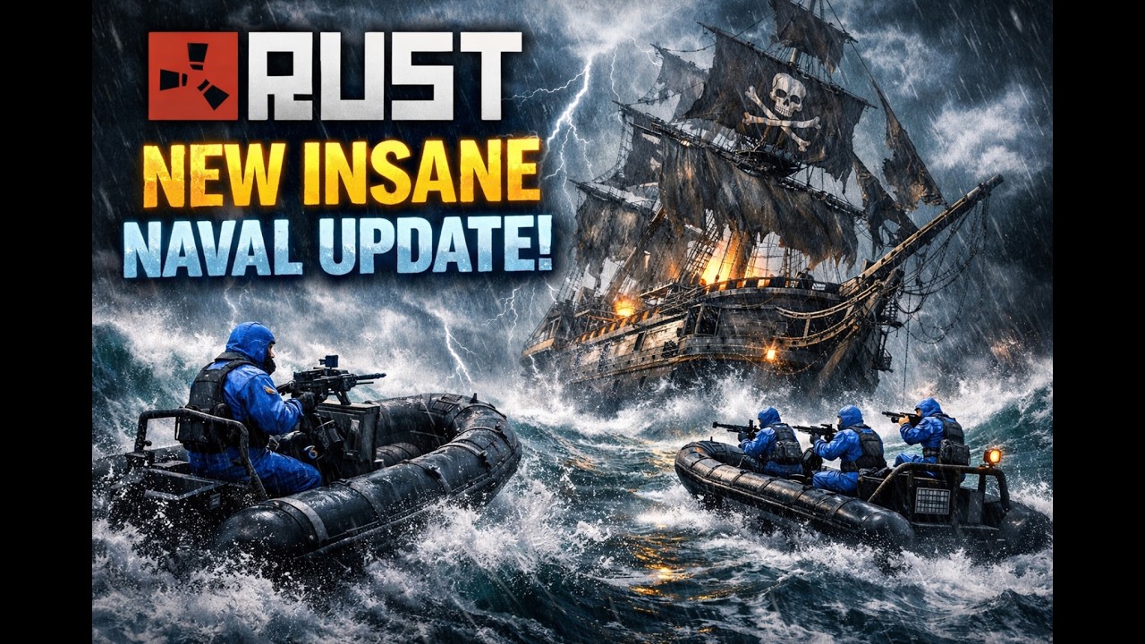 Обновление Rust Naval Update — это просто БЕЗУМИЕ!
