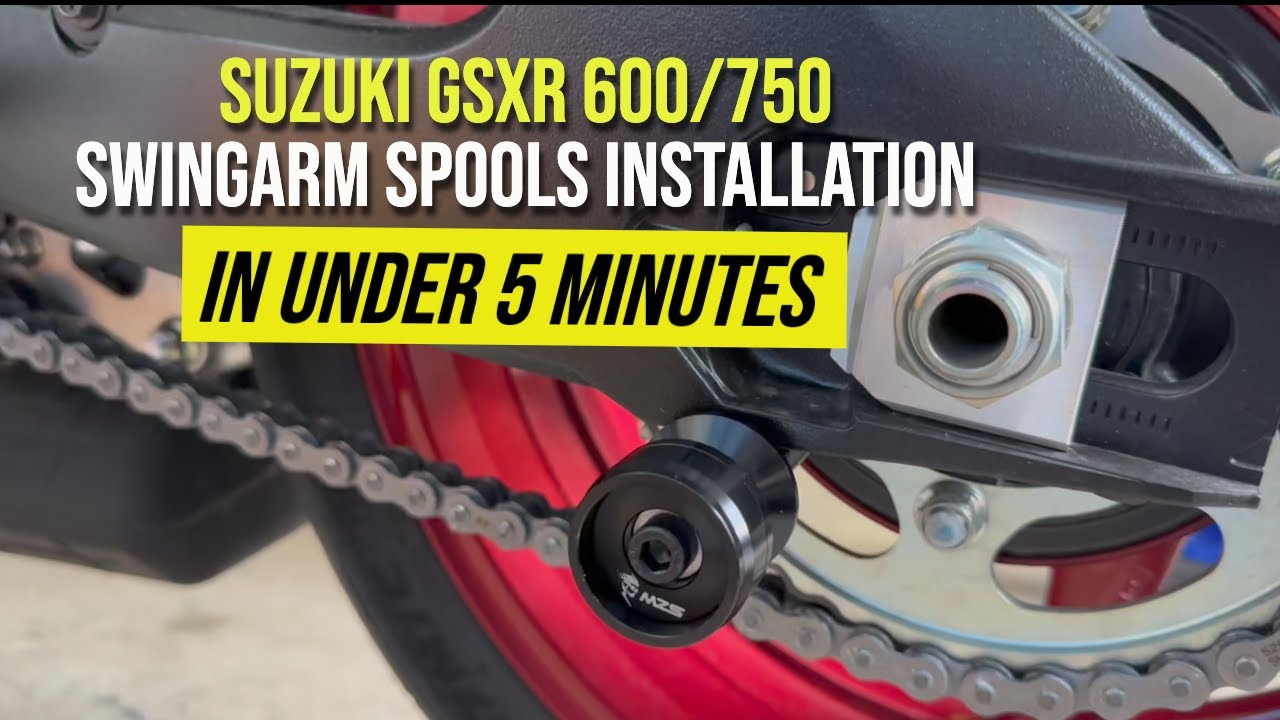 How To Install Swingarm Spools For Suzuki GSXR 600 / GSXR 750