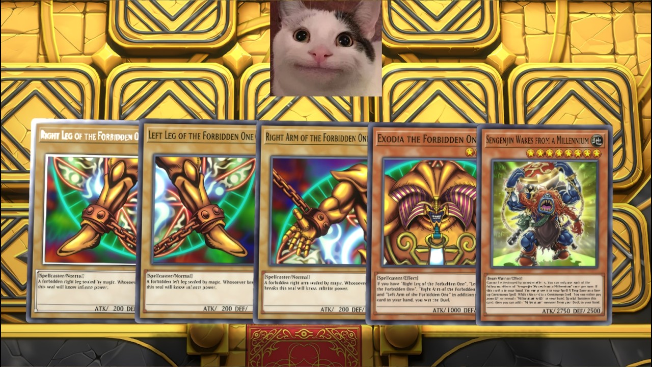 WHEN YOUR OPENING HAND 4 EXODIA PIECE 😂  YUGIOH MASTER DUEL