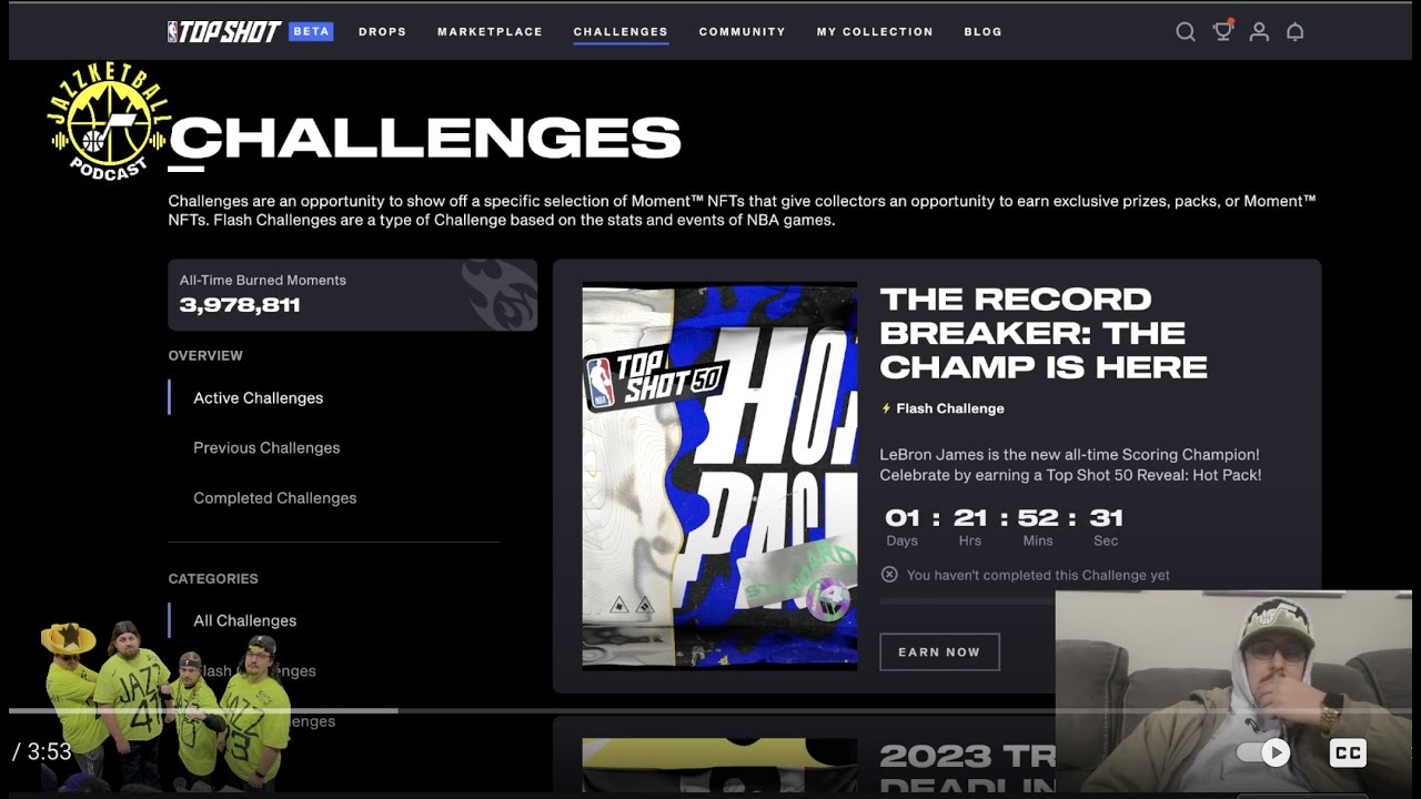 The Record Breaker: The Champ NBA Top Shot Lebron James Scoring Record Challenge Explained
