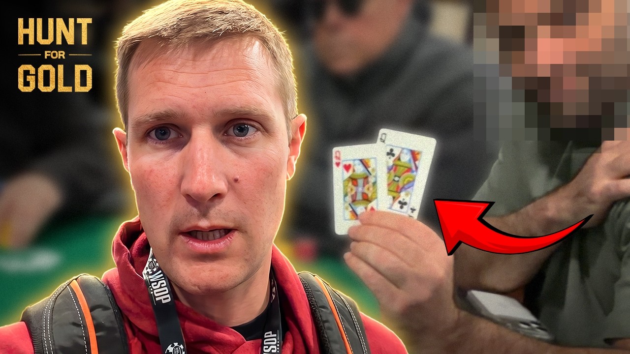 Собрал сет на флопе и получил чек-рейз от чемпиона мира!! Турнир WSOP по безлимитному холдему с б...
