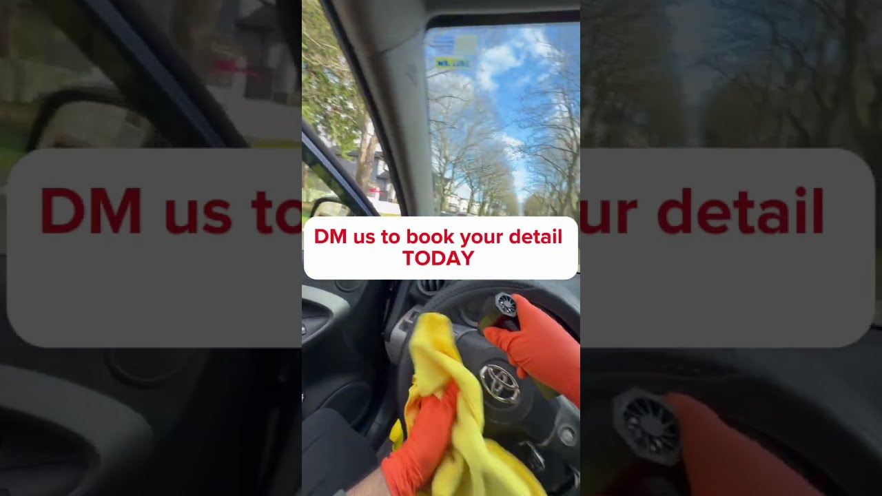 ✨POV: You booked a full detail with us✨