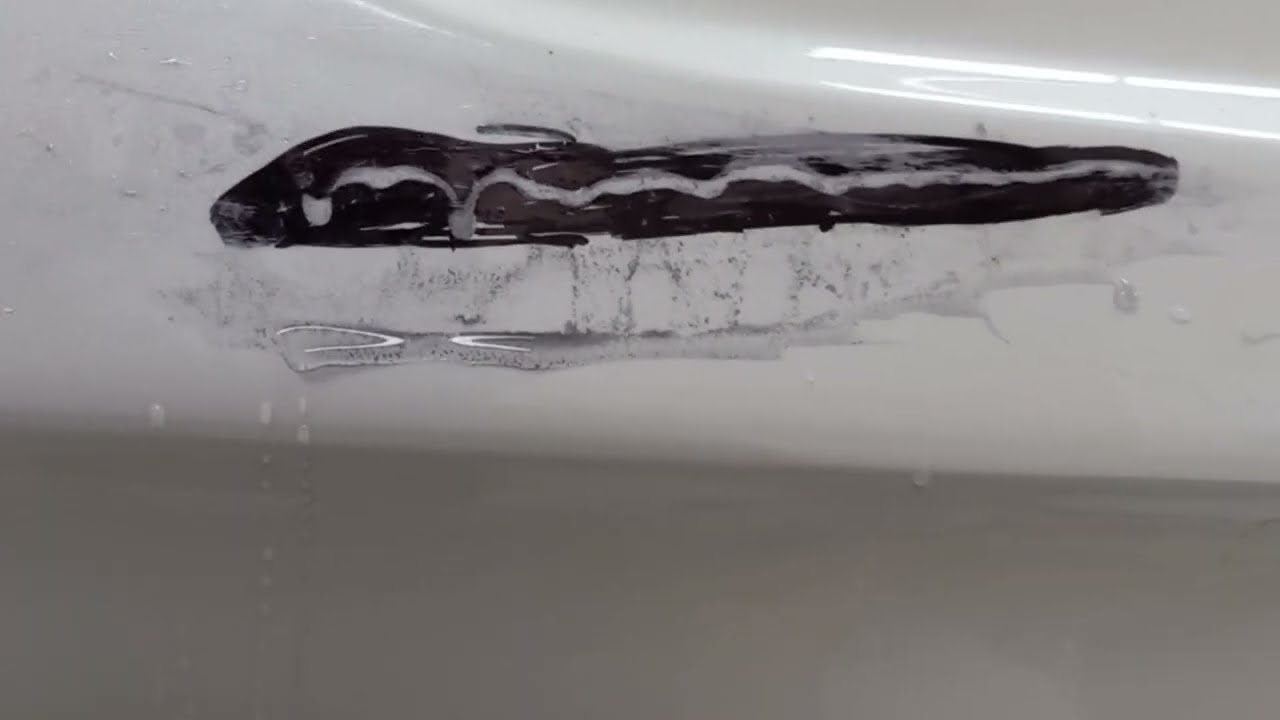 Como quitar chorreado de barniz/clear con marcador facil/ descolgado barniz