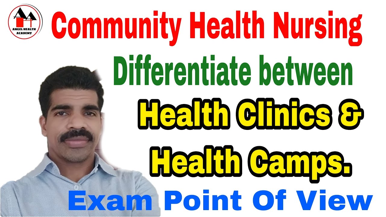 The Difference between Health clinics and Health Camp / Community Health Nursing- Simplified.