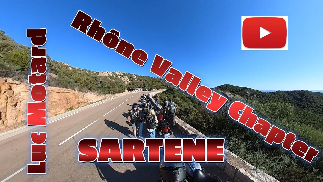 Harley Davidson. Corse 2022. Sartène. Rhône Valley Chapter. Luc Motard.