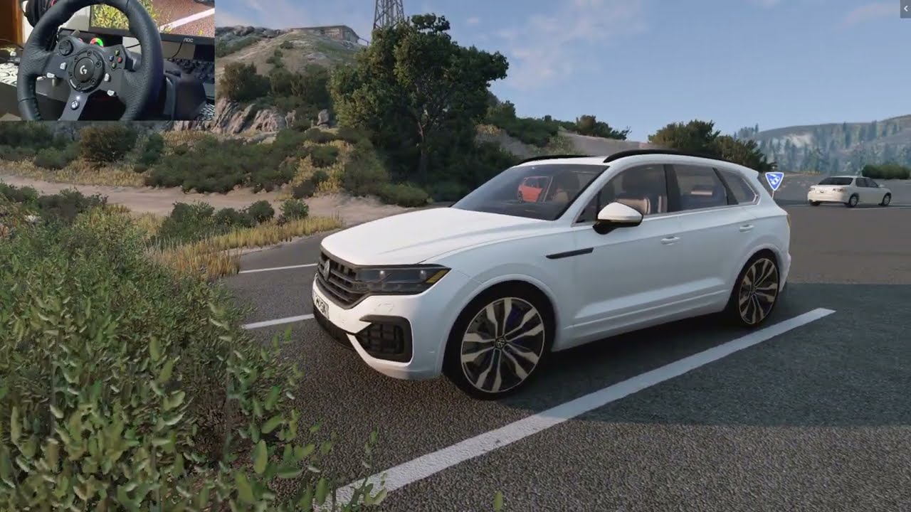 Volkswagen Touareg R 2024 - BeamNG.drive - Logitech G920 Gameplay