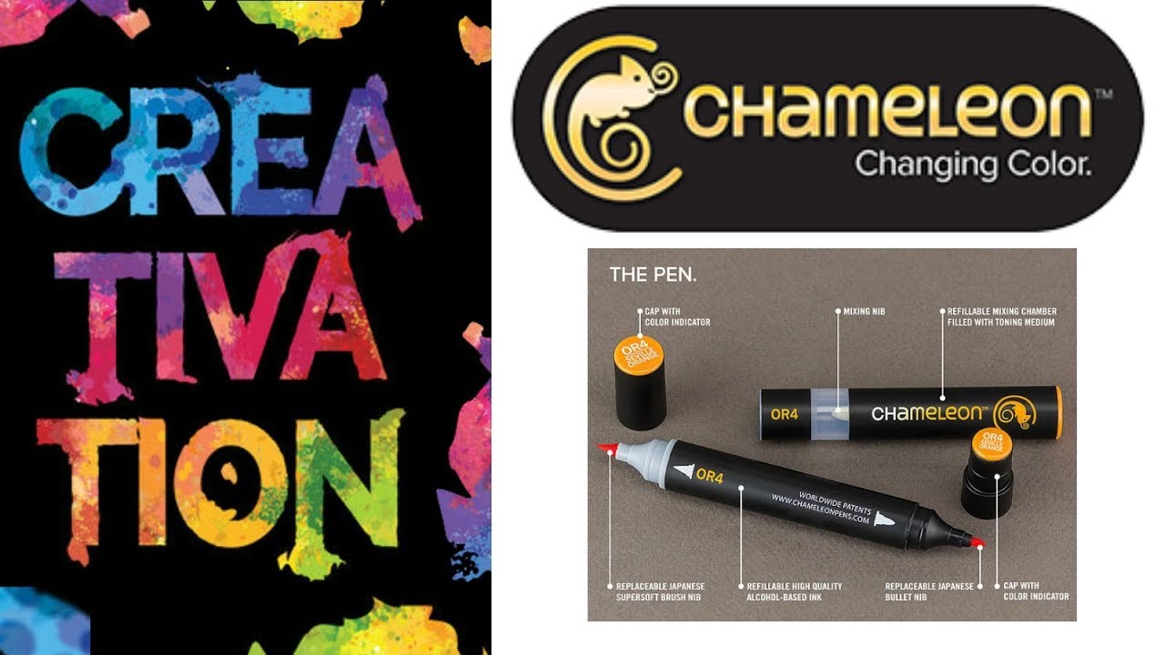 Chameleon Markers @ CHA NEW!!! Blend Colors & Colored Pencils