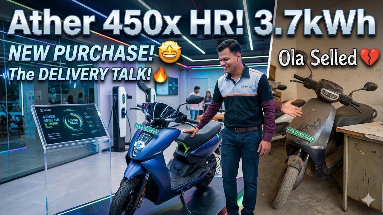 Sold Out Ola Purchased Ather 450x HR 3.7kw Delivery taking 🔥