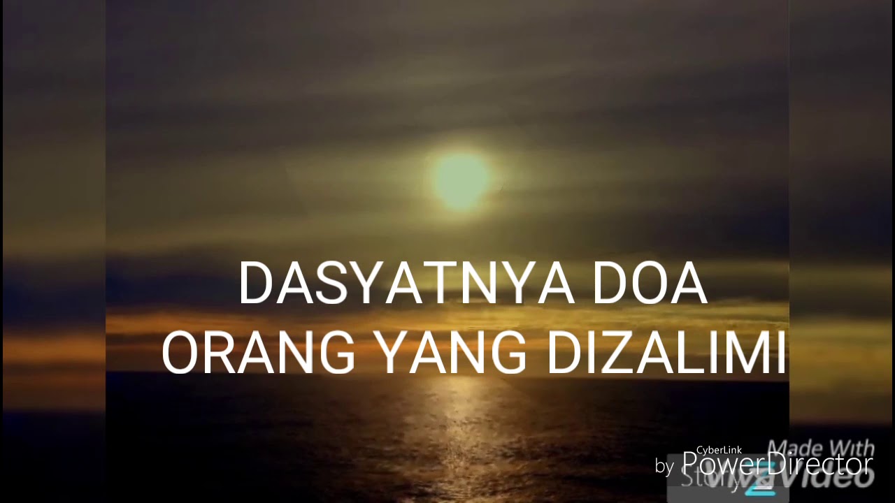 UST SAYYID SEIF ALWI : DASYATNYA DOA ORANG YANG DIZALIMI