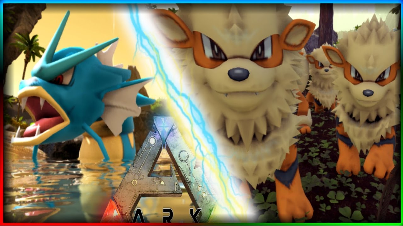 ATTACKED BY ARCANINE PACK! Gyarados & Xerneas - ARK POKEMON #2 (ARK Modded Gameplay)