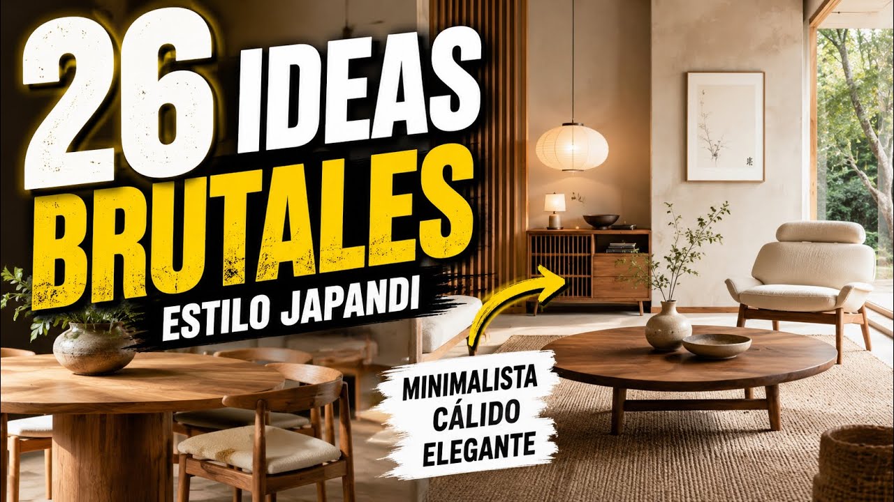 Si amas el ESTILO JAPANDI tienes que ver ESTO 👉 26 Ideas BRUTALES para tu hogar 🏡✨