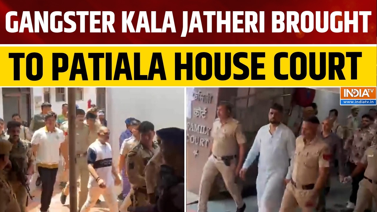 Kala Jatheri and Lawrence Bishnoi Gang Members Brought to Patiala House Court | India TV English