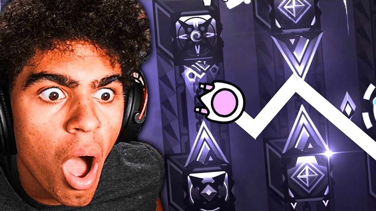 Я чуть не прошёл самый сложный уровень Geometry Dash на глазах у KingSammelot...