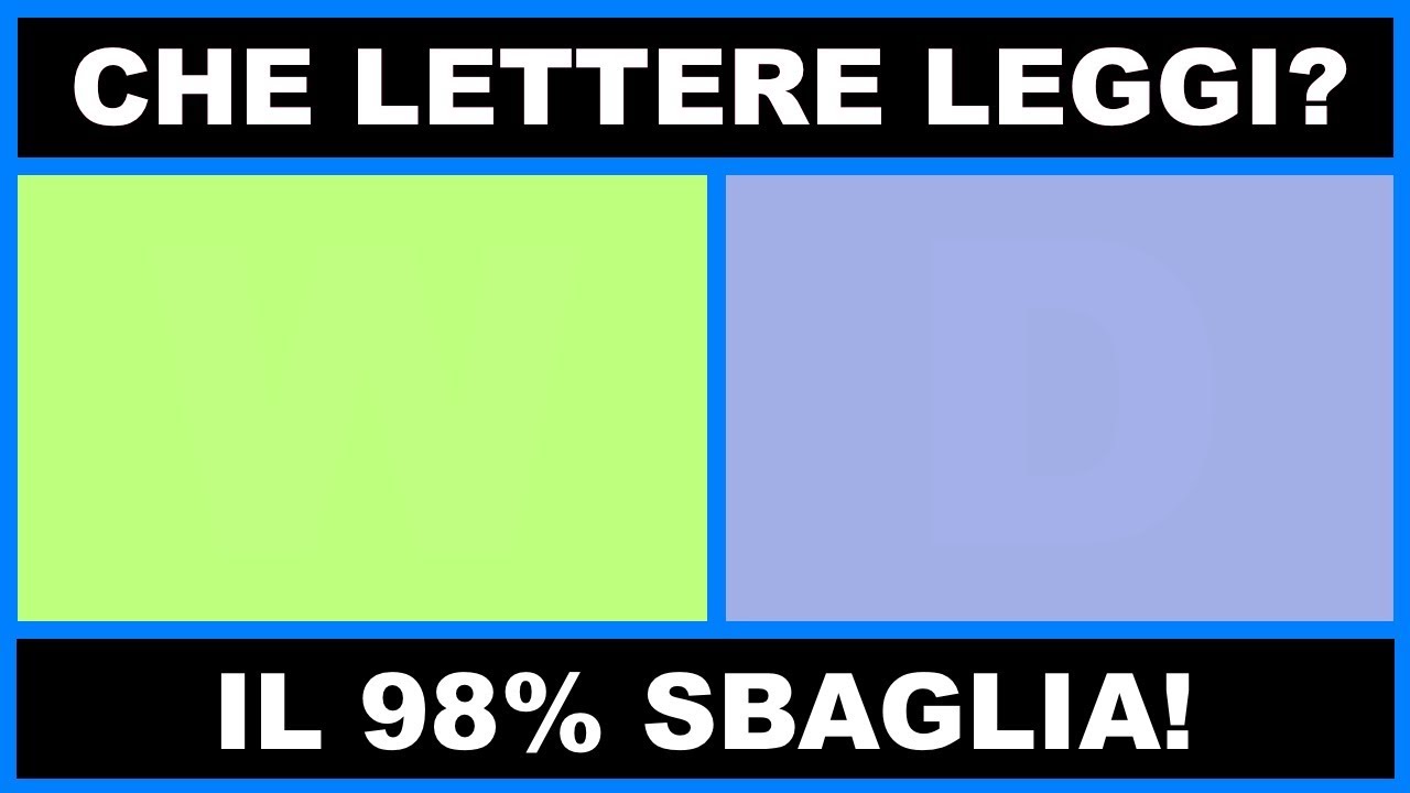 Che Colori NON Puoi Vedere? Test di Attenzione Impossibile al 99%