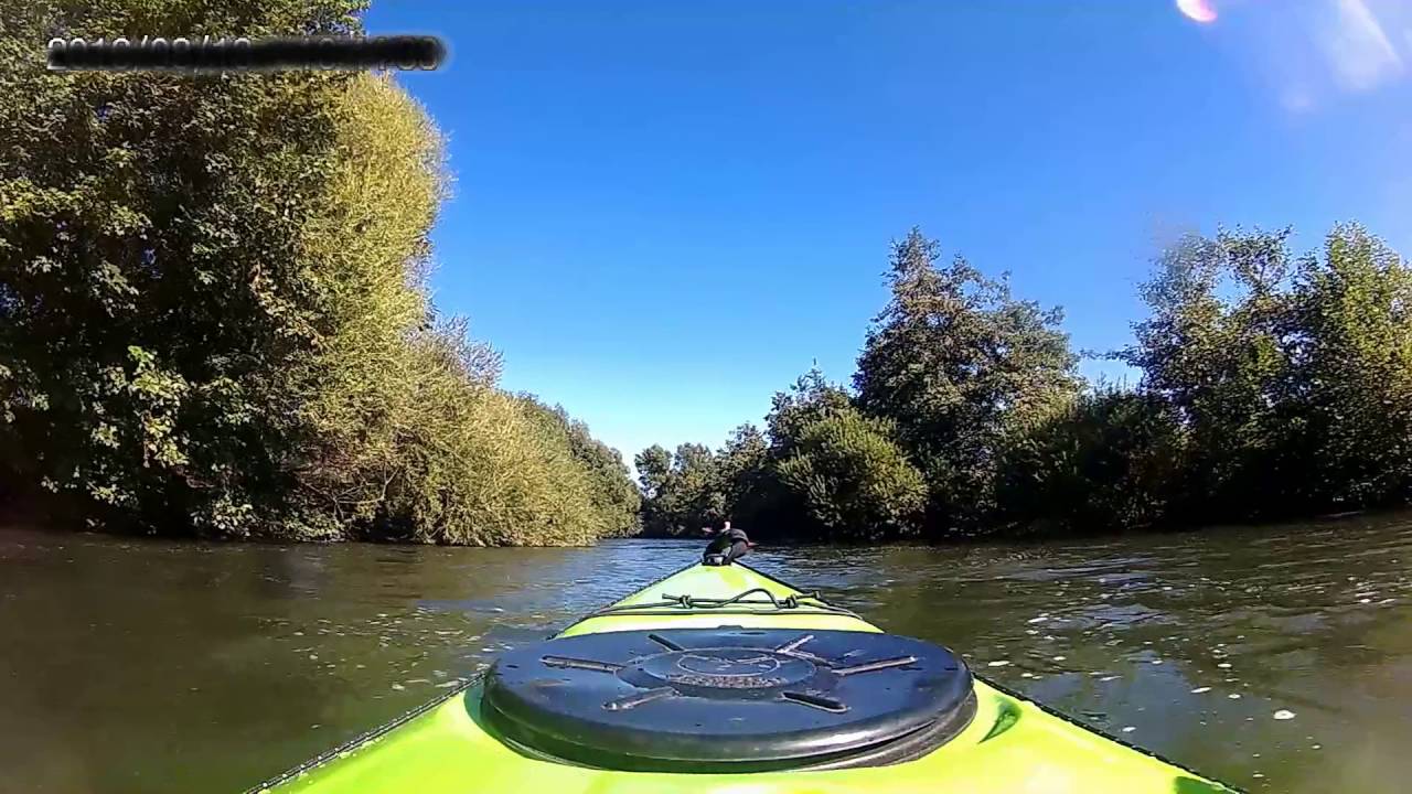 Mit dem Kajak auf der Diemel