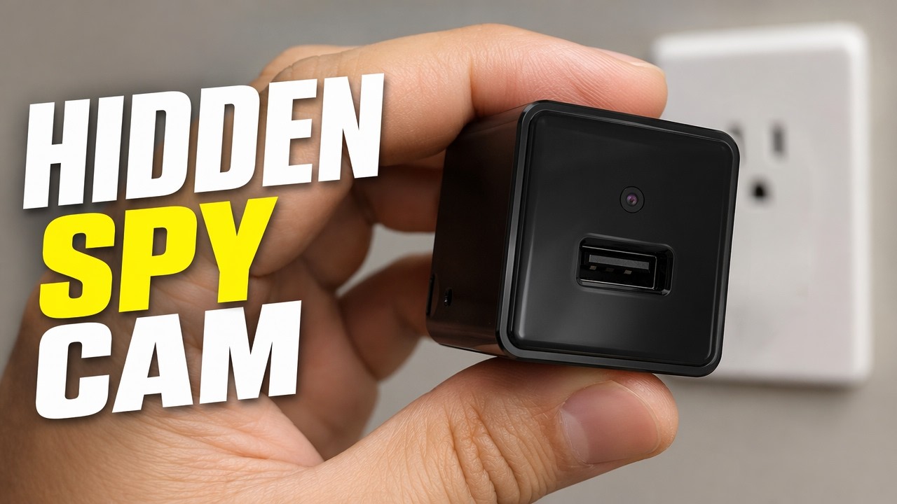 USB Wall Charger Hidden 1080p Spy Camera Review