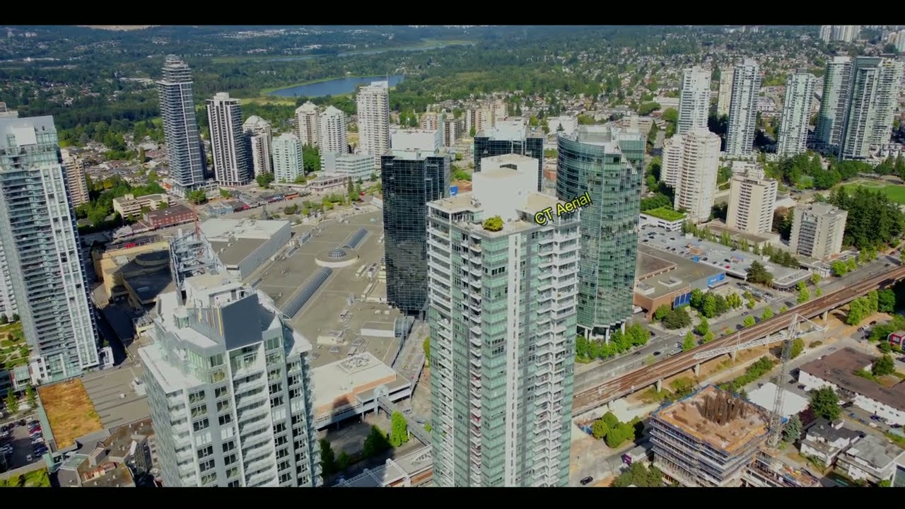 Burnaby Canada City Centre by Drone
