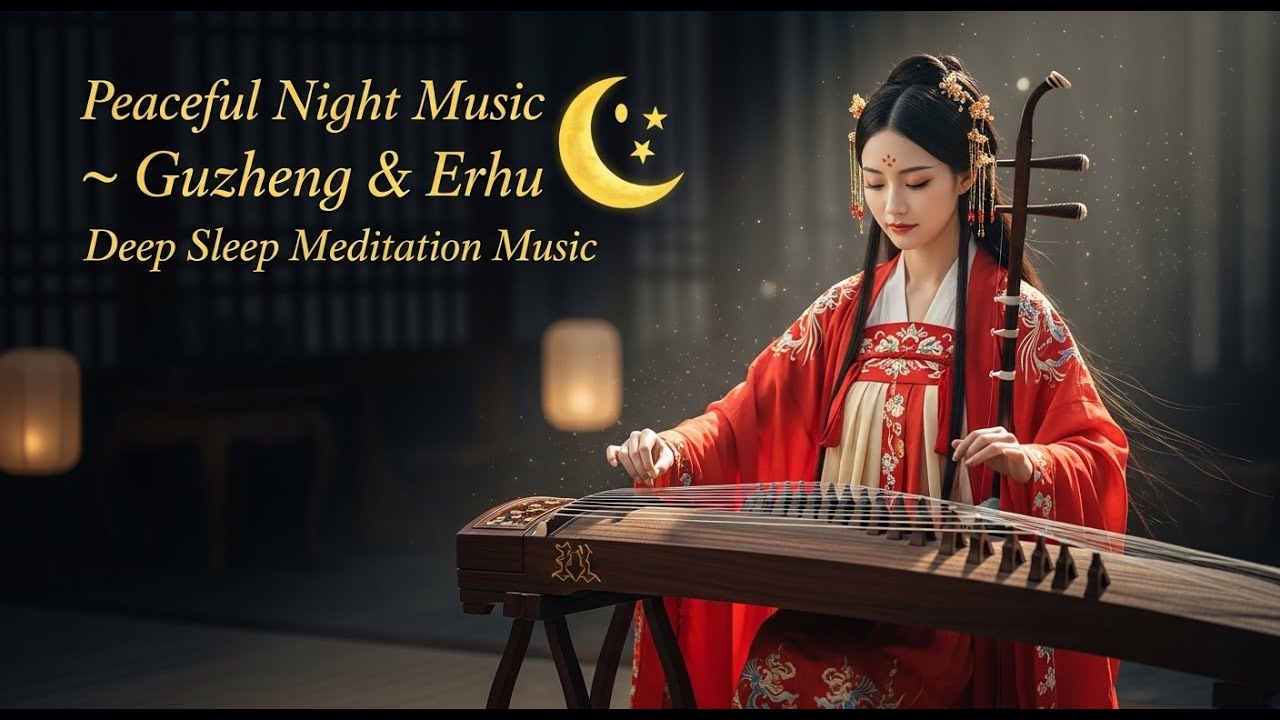 Chinese Sleep Music 🌿 Guzheng & Erhu for Deep Sleep, Stress Relief & Relaxation