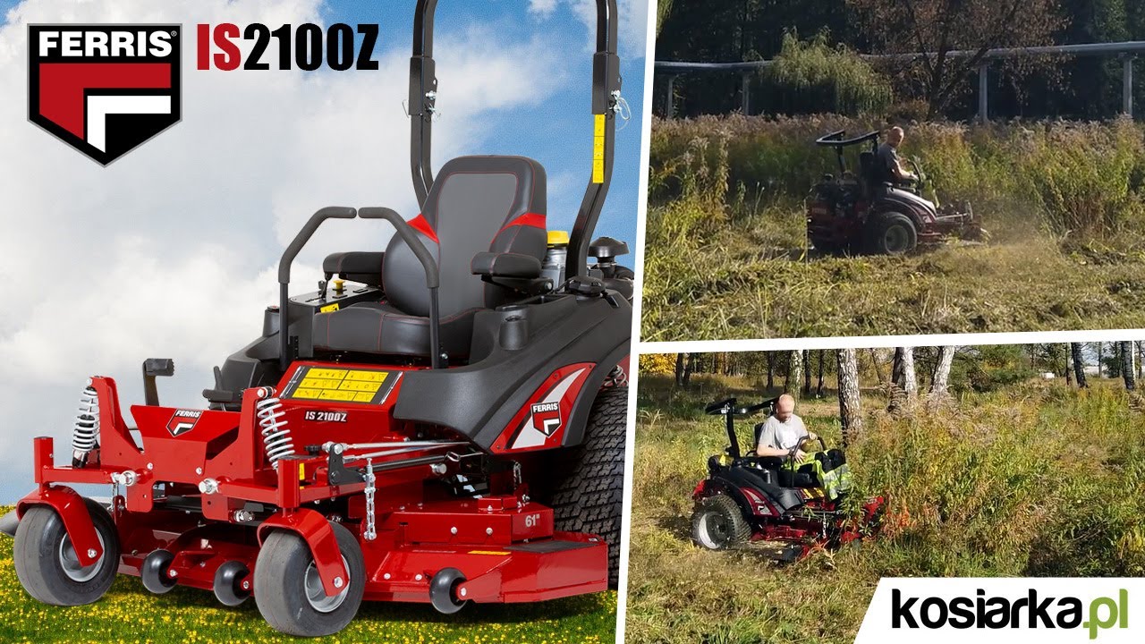 Zero Skręt FERRIS IS2100Z - Koszenie Dzikiej Łąki i Wysokiej Trawy