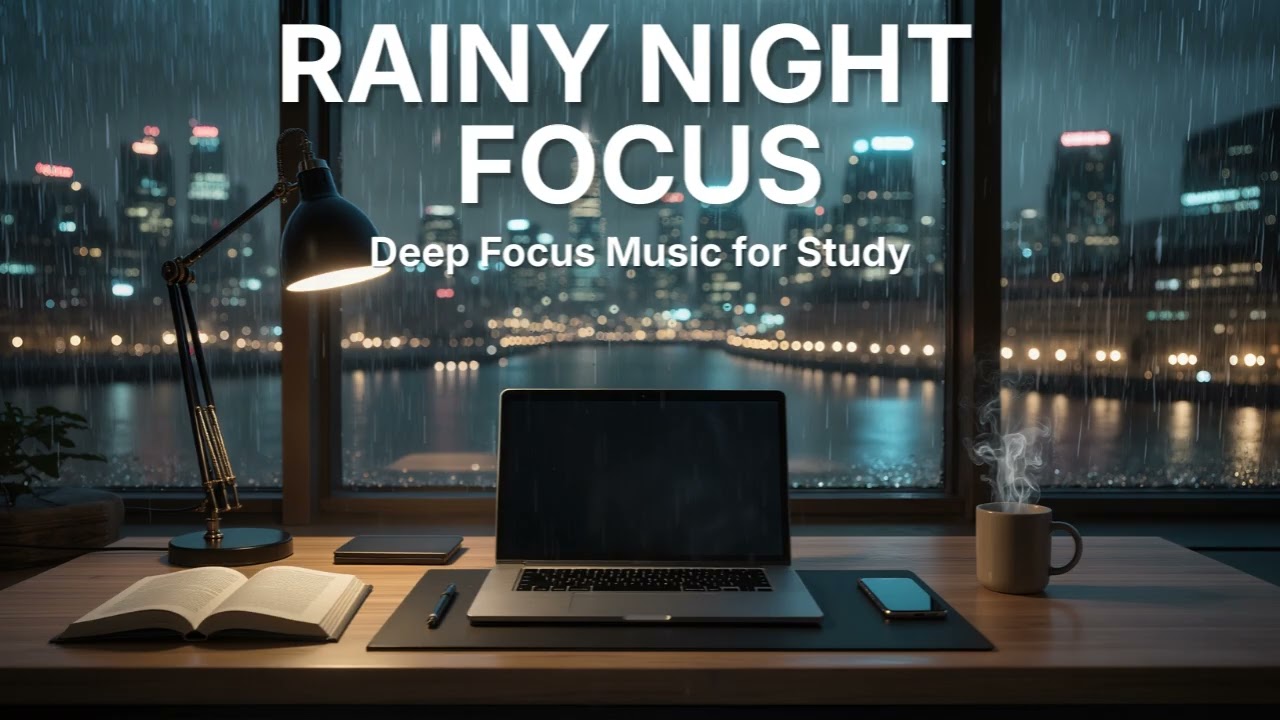 Rainy Night LoFi 🌧️ Deep Focus Music for Study
