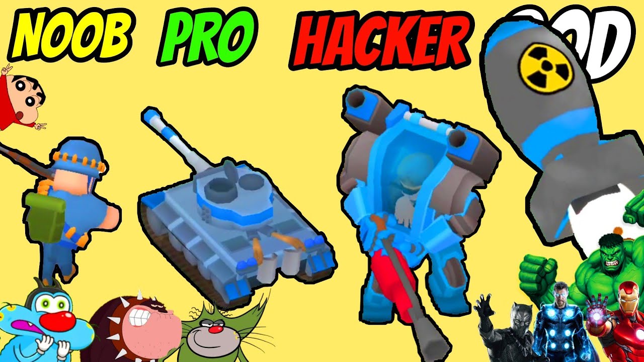 Oggy And Jack Challenge Avengers Team | In Army Commander Game 😂 | Oggy Game | Tank Game |part-7
