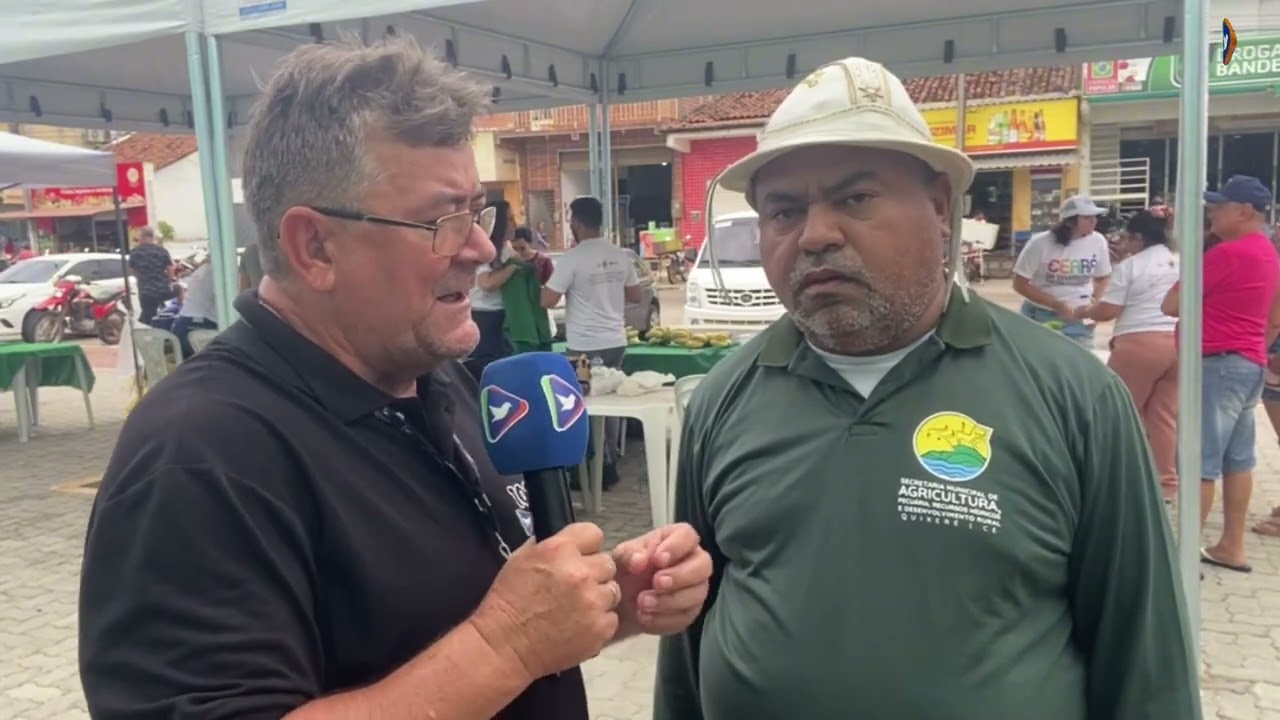 SECRETÁRIO LUIZINHO DO TOMÉ VALORIZA O CAMPO NA 3ª FEIRA DA AGRICULTURA FAMILIAR DE QUIXERÉ