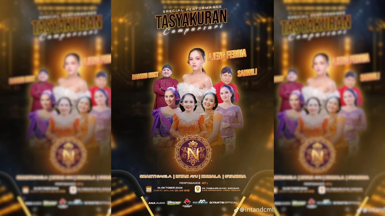 🔴#LIVE TASYAKURAN CAMPURSARI FT. AJENG FEBRIA - TAMBAHREJO WIROSARI - ANA AUDIO - 31 OKTOBER 2025