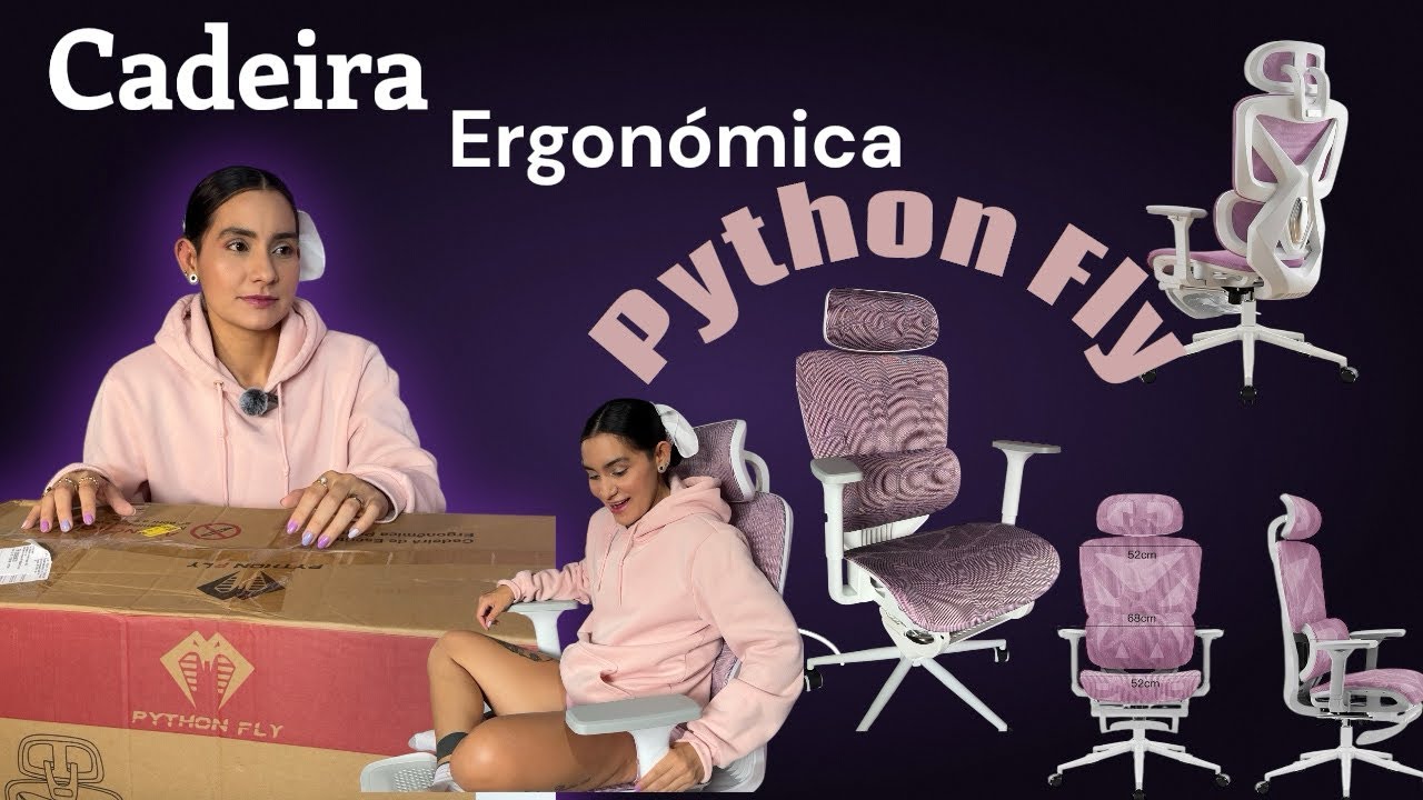 Cadeira ergonómica da Phyton Fly Rosa, VALE A PENA? 