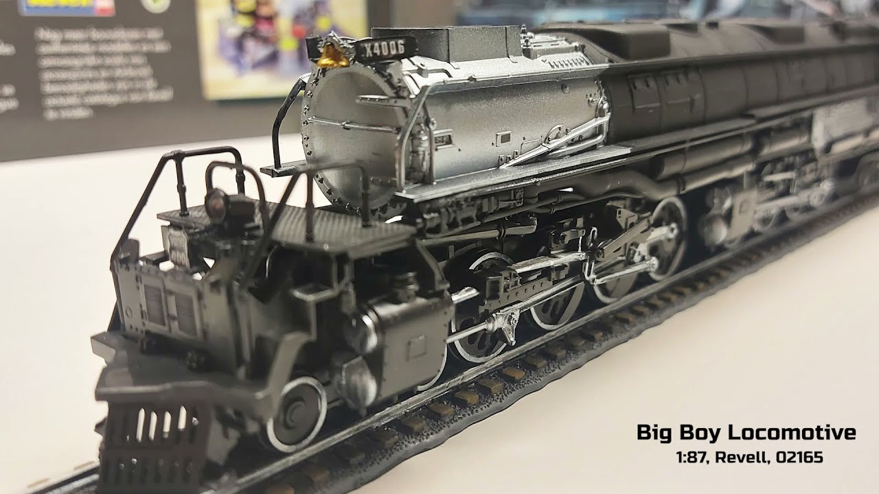 Big Boy Locomotive, Revell, 02165, Сборка и окраска модели паровоза