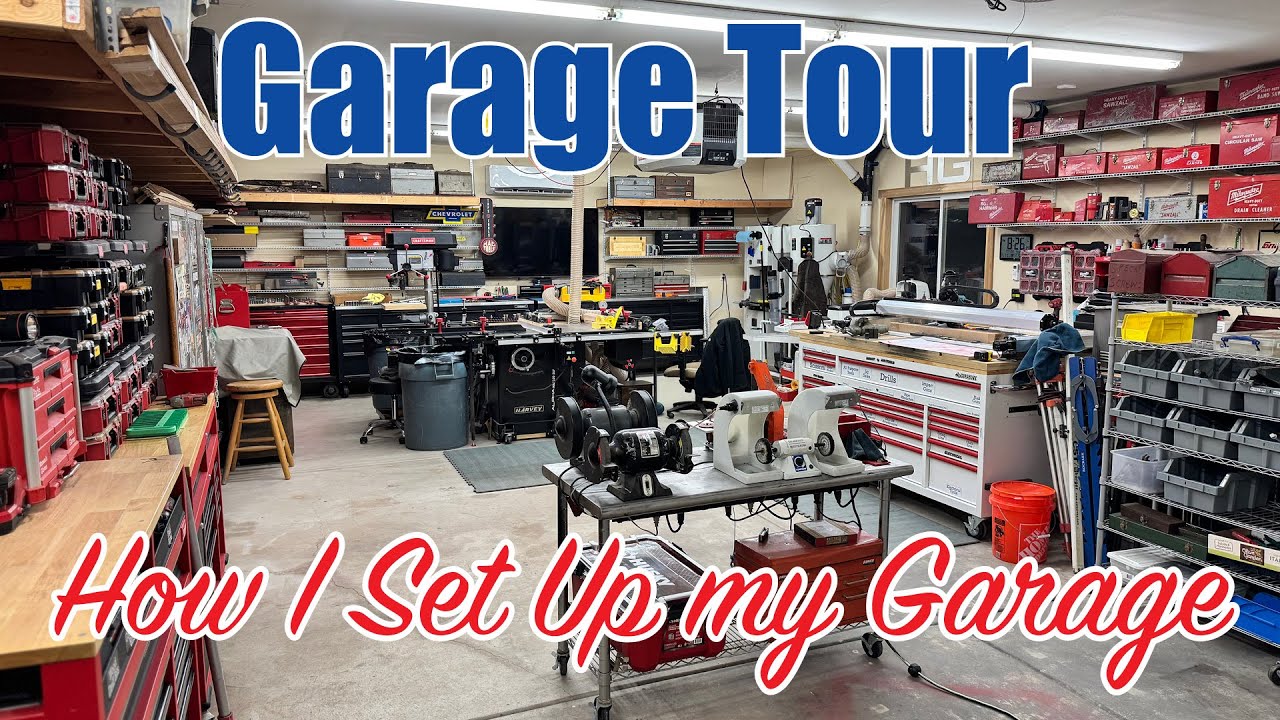 👉  Garage Tour.  How I Set Up My Garage.  ⭐️⭐️⭐️