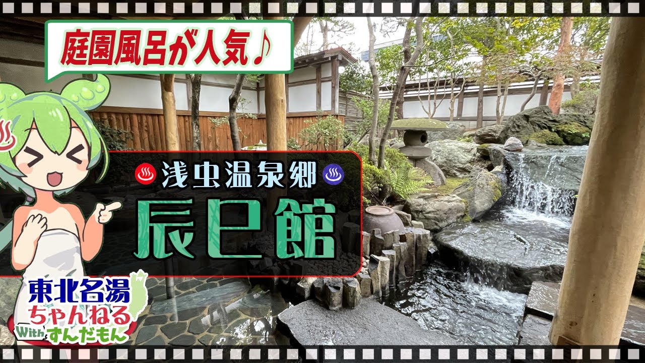 【辰巳館】《浅虫温泉郷》東北の名湯をずんだもんが解説！ 施設情報や成分表など訪れる前に役立つ情報もり沢山で紹介するのだ！【東北名湯ちゃんねる】