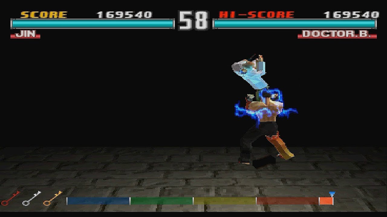 [TAS] Tekken 3 : Tekken Force mode - Jin Kazama