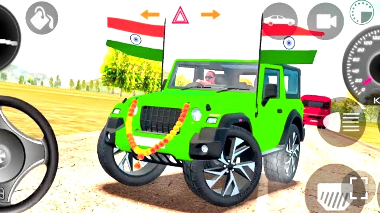 Modified Mahindra TharGames:lndian Orange Thar 😈(Gadi WalaGames) Car Game Android Game -#2025