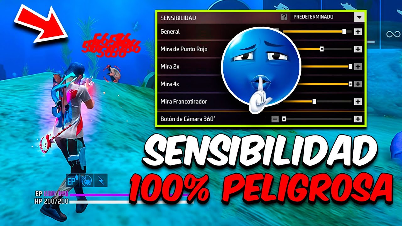 ✅ LA MEJOR SENSIBILIDAD PELIGROSA⚙️ para PEGAR TODO ROJO 👺 (EN ESTA NUEVA ACTUALIZACI&Oacute;N 2026)