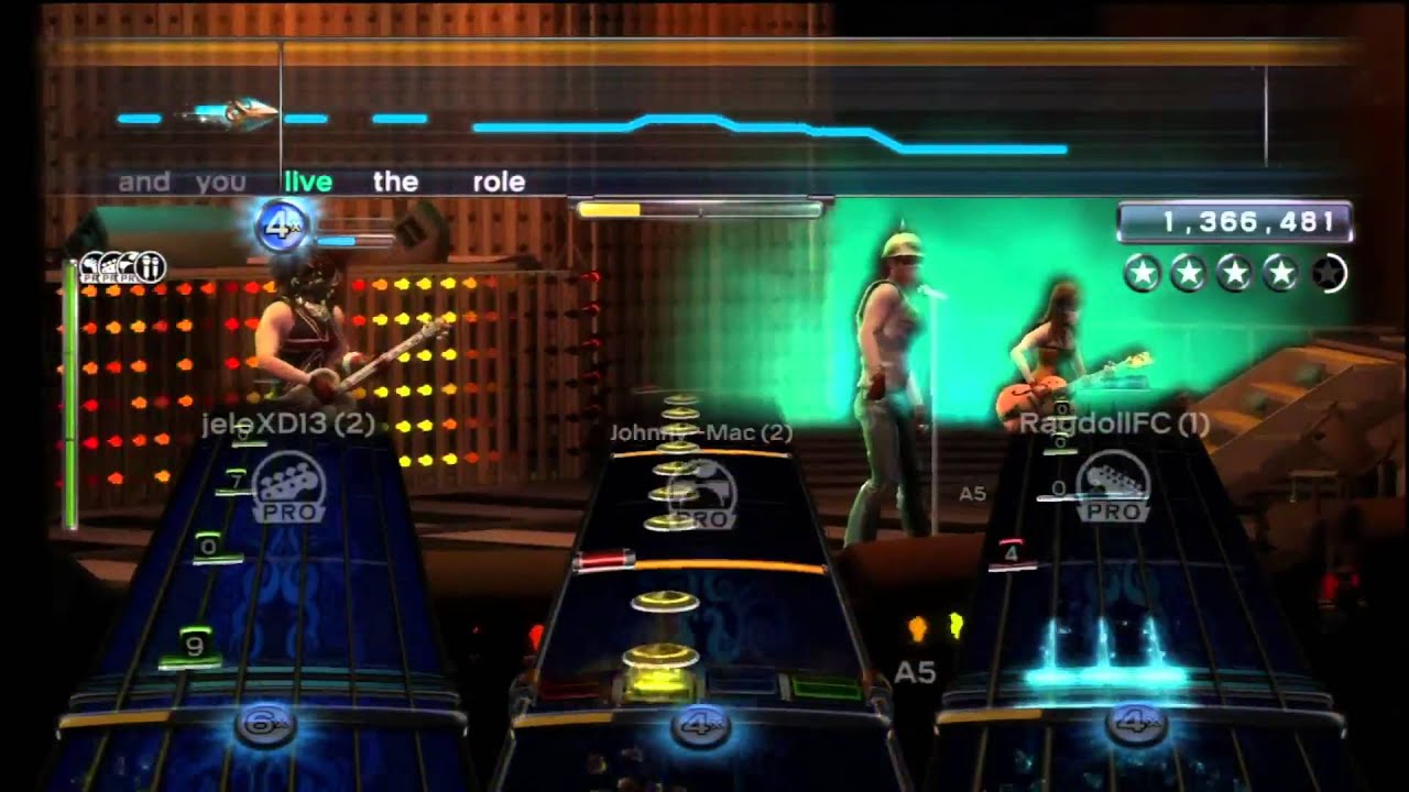 RB3  Crazy Train by Ozzy Osbourne ALL-PRO Full Band Gold Stars XPLAT #1 PS3