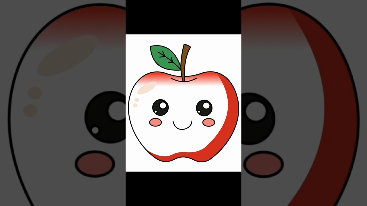 How To Color In apple #apple #coloring #drawing #shorts #art #cutedrawing #ytshorts