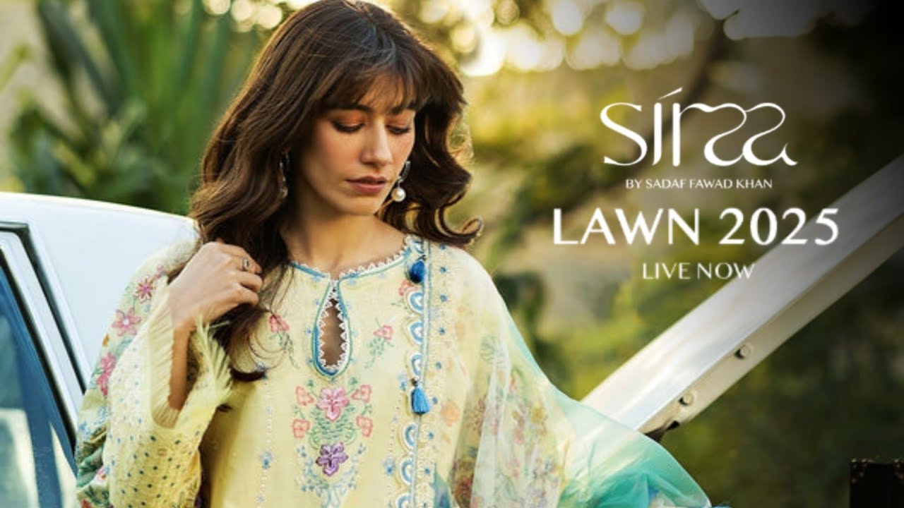 Siraa by Sadaf Fawad Khan Luxury Lawn 2025 | Siraa Unstitched Luxury Lawn Collection '25
