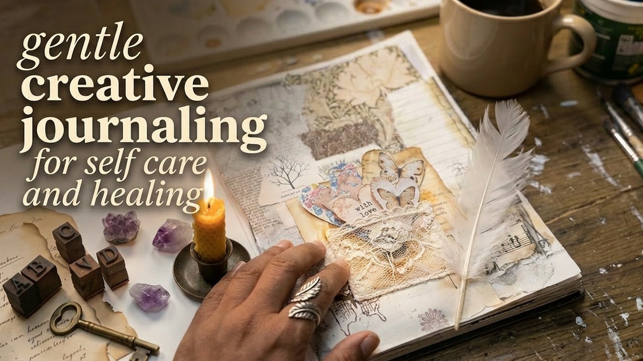 From Darkness to Light | A Gentle Creative Journaling Practice