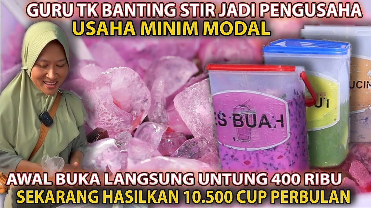 GURU TK ALIH PROFESI ‼️MODAL 400RB BISA HASILKAN 10.500 CUP PERBULAN