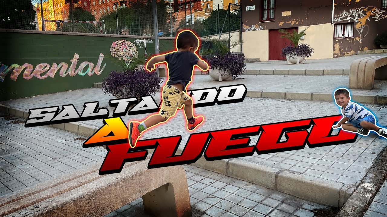 NIÑOS haciendo CARRERAS de PARKOUR #parkour #parkourvideos Parkour para niños