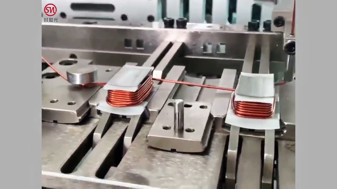 SMG Four Stations Flying Fork Stator Winding Machine For Brushless Motor