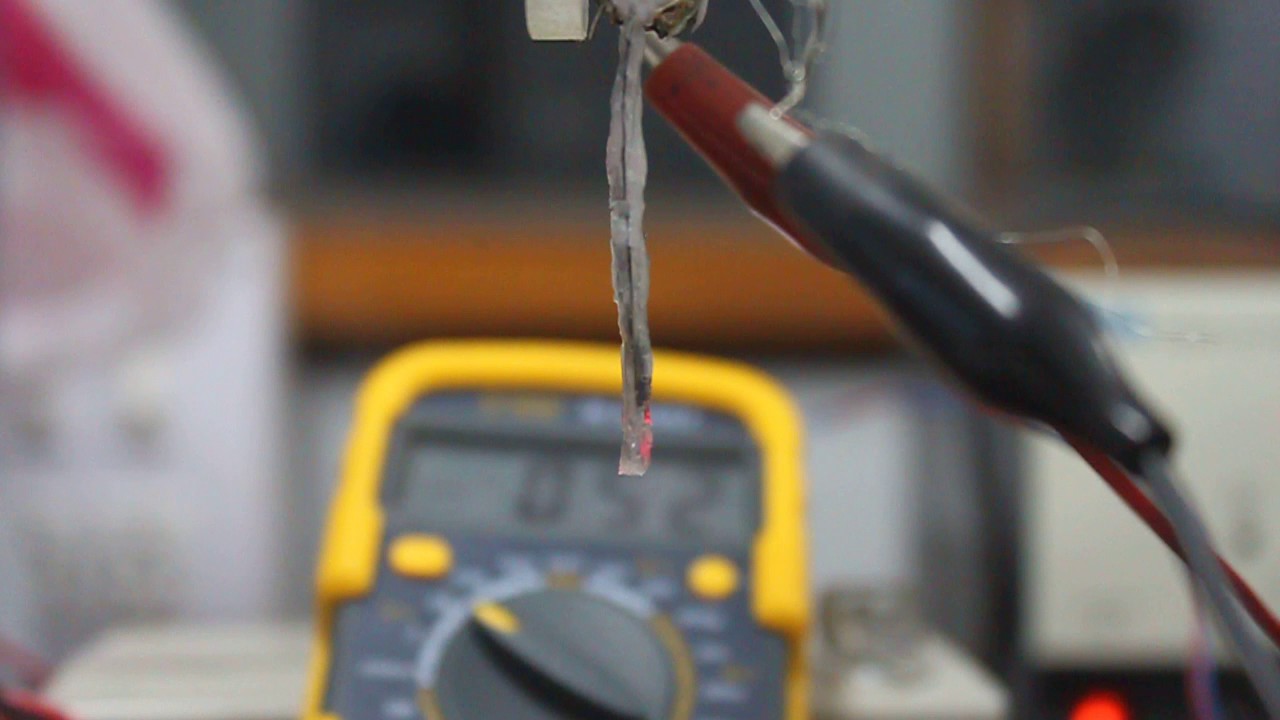 Ionic Polymer Metal Composite (IPMC) finger