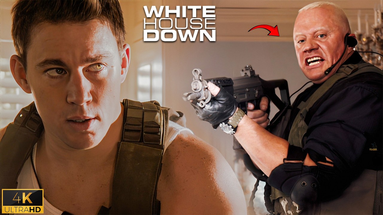 Channing Tatum vs. Jamie Foxx - White House Fight Scene | White House Down