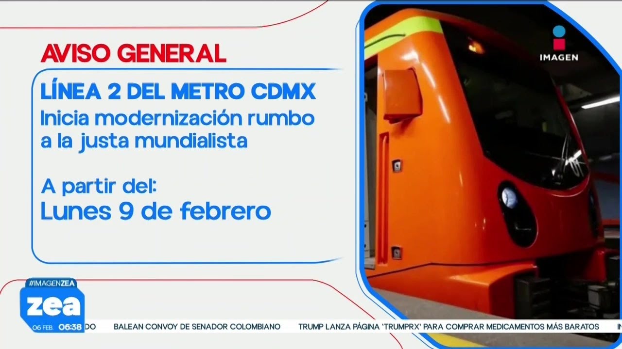 Este 9 de febrero arrancan trabajos de modernización de la Línea 2 del Metro | Francisco Zea