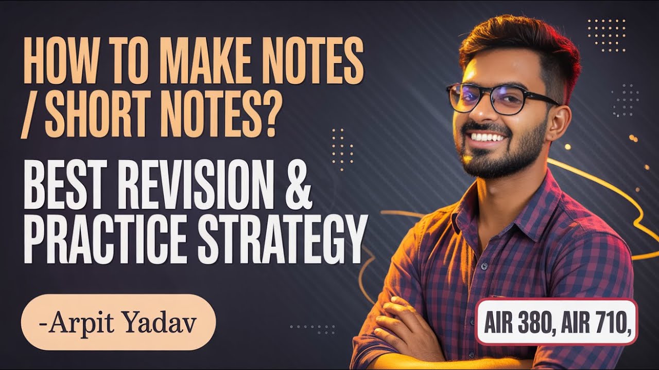 How to Make Notes, Short Notes | Best Practice & Revision Strategy | 80+ Marks Guaranteed|GATE CS/IT