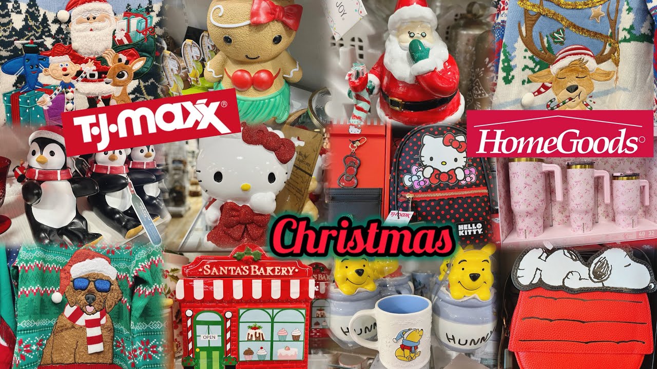 Товары для дома и TJ Maxx Christmas | Тонны рождественских свитеров и подарочных наборов | Sweet ...