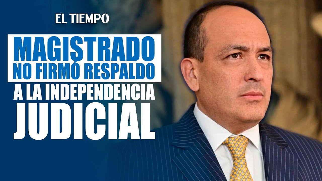 Magistrado Vladimir Fernández no firmó una declaratoria en defensa de la independencia judicial