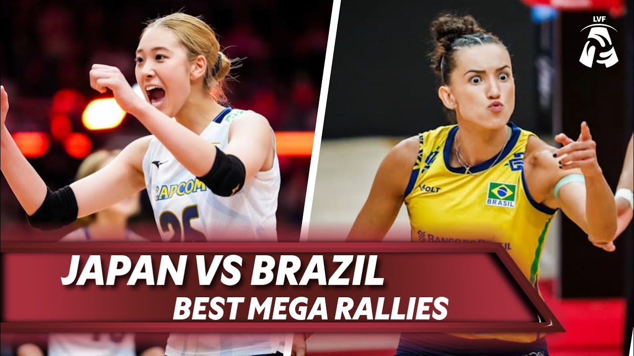 MEGA RALLY, Final 3rd place Japan vs Brazil | Women World Championship 2025