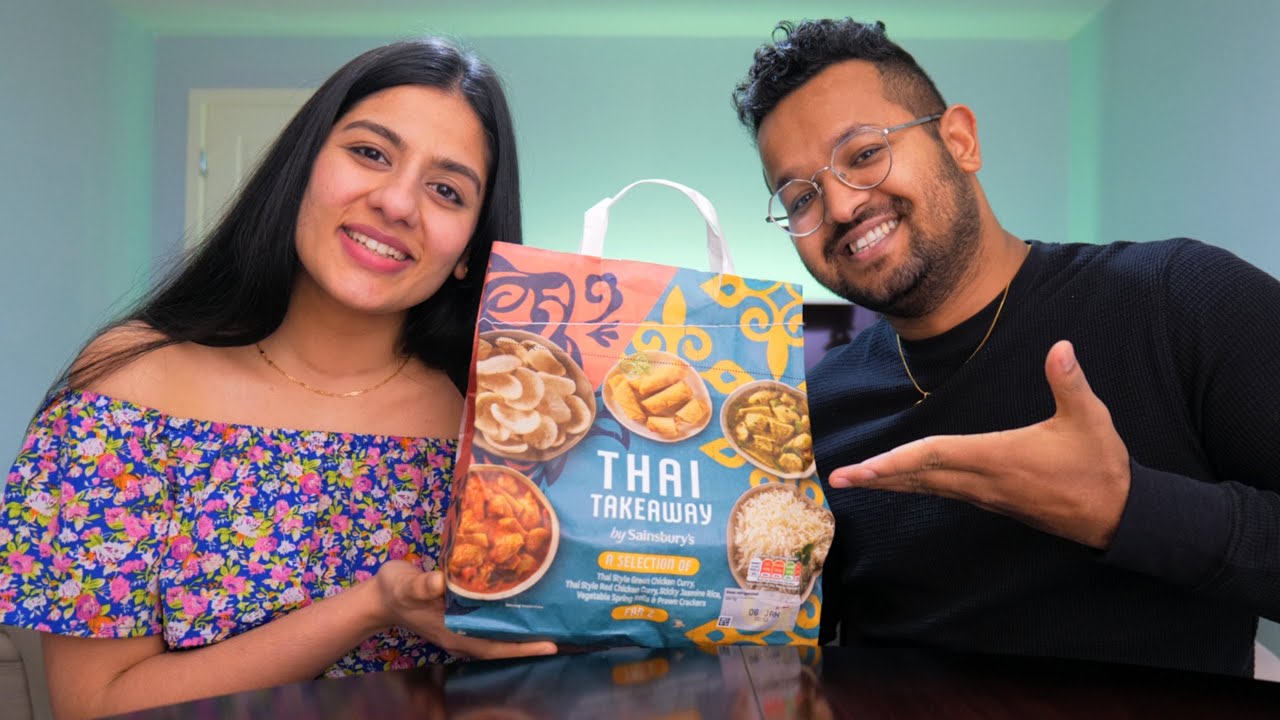 THAI FOOD IN A BAG සිංහල Vlog - Episode 40 Dan and Devni